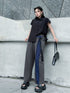 Stripe Panel Wide Pants